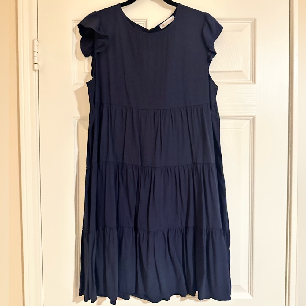 Kirundo Navy Blue Dress Size L